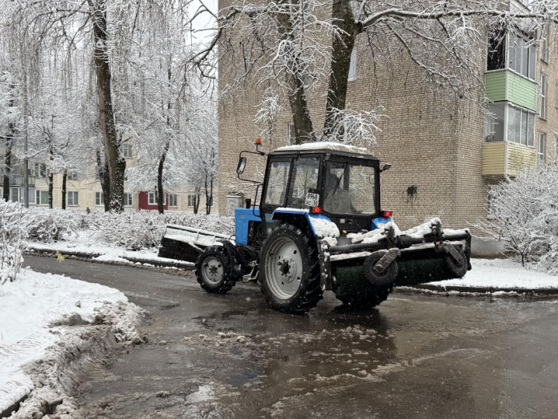 В Пересвете коммунальщики оперативно справились с последствиями снегопада